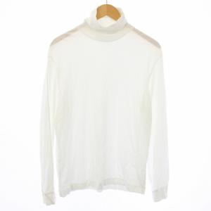 Sanded jersey turtle neck Tシャツ カットソー タートルネック L 白 BN288MY