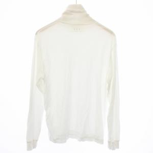 three dots Sanded jersey turtle neck Tシャツ カットソー タートルネック L 白 BN288MY
