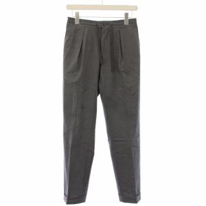 ドローコード付きシャーリングウールパンツ イージーパンツ REGULAR FIT 44 グレー 1TA044