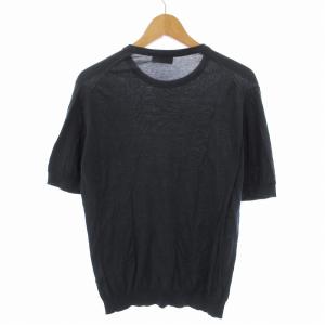 JOHN SMEDLEY ニット セーター 半袖 S 青 ブルー  45550 /EE