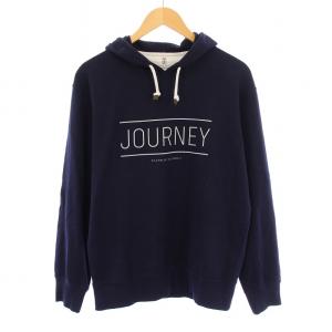 JOURNEY プルオーバーパーカー プリント XS ネイビー