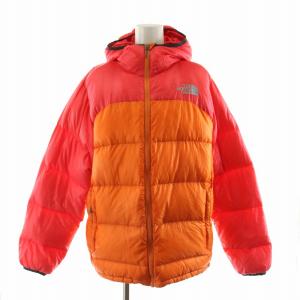 アコンカグアフーディー サミットシリーズ ダウンジャケット アウター ロゴ 刺繍 L ピンク NDW18503