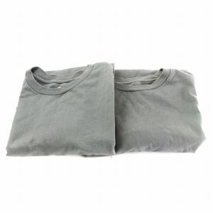 パックT 2枚セット Tシャツ カットソー 半袖 2 グレー /AN52
