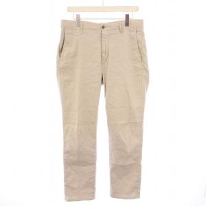 SLIM FIT SLOWEAR テーパードパンツ スラックス ジップフライ ストレッチ W31 グレージュ