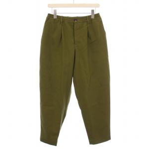ウールトロピカルシャーリング1Pテーパードパンツ 44 カーキ