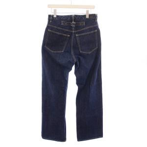 KAZUYUKI KUMAGAI ATTACHMENT JAPAN DENIM デニムパンツ ジーンズ ジップフライ ロゴパッチ レザーパッチ 牛革 1 インディゴ