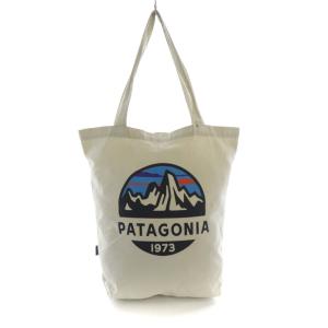 トートバッグ キャンバス プリント ロゴ アイボリー /RO