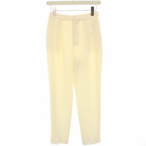 テーパードパンツ スラックス イージー タック S 白 ホワイト U540-001 /HN