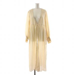 Moss Cotton Gather Sleeve Gown モスコットン ギャザースリーブガウン ワンピース