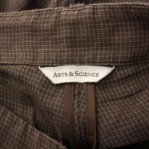 ARTS&SCIENCE 23SS テーパードパンツ 3 ブラウン