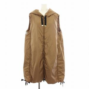 The Cube CAMELUXE 中綿ロングベスト キャメル