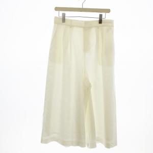 ワイドパンツ イージーパンツ タック 大きいサイズ 44 白 ホワイト AH153-64905JJ /OR