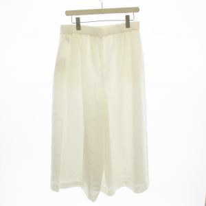 UNTITLED ワイドパンツ イージーパンツ タック 大きいサイズ 44 白 ホワイト AH153-64905JJ /OR