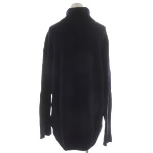 Framework W/Caタートルロングプルオーバー ニット セーター 長袖 タートルネック カシミヤ 紺 20080220300240