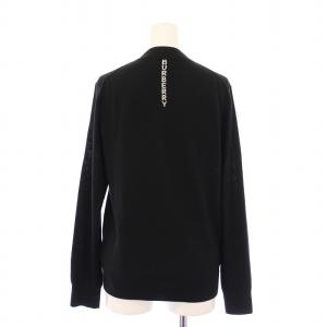 BURBERRY ニットカーディガン ウール S ブラック