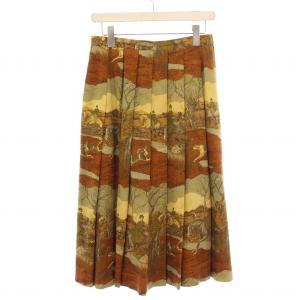 ヴィンテージ プリーツスカート 11AR ブラウン