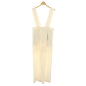 トラウザーオールイン ワンサロペット ツィード 0 白 ホワイト 21A115-001 /YT