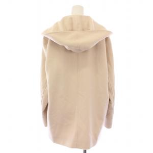 23区 ウールカシミヤビーバー フード付き ショートコート アウター 38 ピンクベージュ SCWONW0504