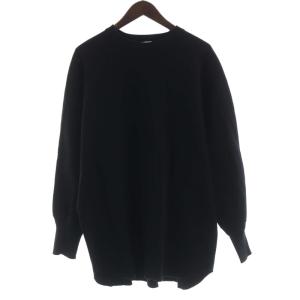 Tシャツ カットソー 長袖 1 黒 ブラック /RO