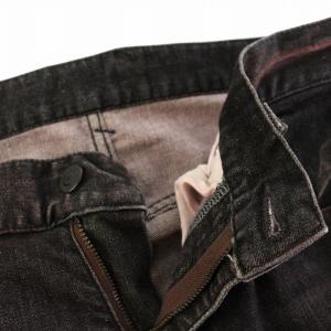 TORNADO MART サムライデニム デニムパンツ ジーンズ ジップフライ ハイブリッドサムライカラー S 黒 ブラック ピンク