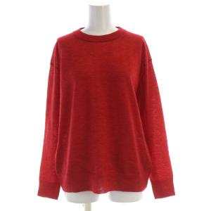 ニット セーター プルオーバー モヘヤ混 1 赤 レッド BN-19FL-021 /RO
