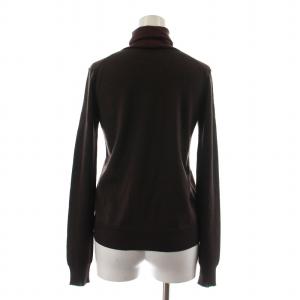 LANVIN ニット セーター 長袖 タートルネック プルオーバー XS ブラウン /NQ