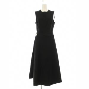 タグ付き フレアワンピース ノースリーブ ロング 2 黒 ブラック WL2413384 AY173 /OR