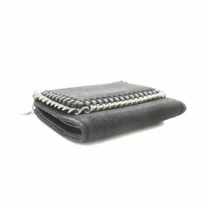 STELLA McCARTNEY ファラベラ スモール ウォレット 三つ折り財布 フェイクレザー ブラック /NQ
