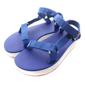 ストラップサンダル 厚底 US9 26cm ブルー /NQ