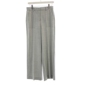 LIGHT SAXONY HW WIDE PANT スラックスパンツ ワイド センタープレス 2 グレー