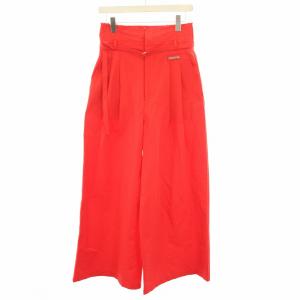 ツータックハイウエストワイドパンツ Two Tuck High Waist Wide Pants ジップフライ
