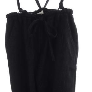 Bilitis dix-sept ans 23AW ツイードサスペンダーパンツ イージー 36 黒 ブラック 2912-443 /RO