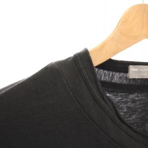 COMME des GARCONS HOMME Tシャツ カットソー Vネック 半袖 黒 /YM