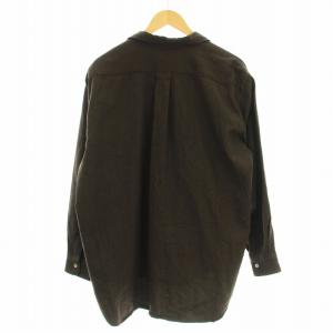COMME des GARCONS HOMME 厚手 シャツ L ブラウン