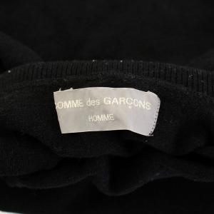 COMME des GARCONS HOMME ヴィンテージ 90s 田中オム ニット セーター 長袖 タートルネック ウール 無地 黒 ブラック /BB
