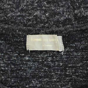 COMME des GARCONS HOMME AD1998 田中オム ヴィンテージ 90s ニット セーター 長袖 チャコールグレー 黒 ブラック HT-070250