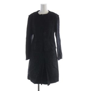 COLLECTION スーツ セットアップ ノーカラージャケット タイトスカート ひざ丈 ツイード ラメ