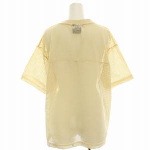 UMBRO × FREAKS STORE別注 24SS メッシュTシャツ カットソー シアー 半袖 F ベージュ UM24SSFR-TP04