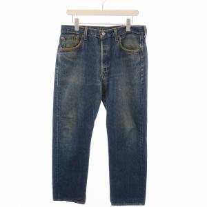 80s 香港製 505-0217 デニムパンツ ボタン裏347 W32 L34 L