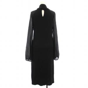 Max Mara Studio MaxMaraStudio ワンピース ロング マキシ 長袖 42 黒 /YM