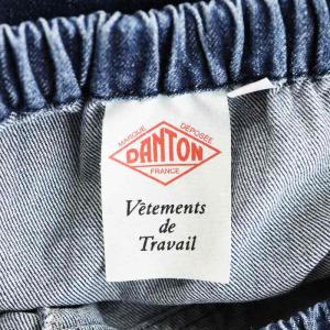DANTON デニムパンツ ジーンズ イージーパンツ 38 青 ブルー SL22-113-02 /AN47