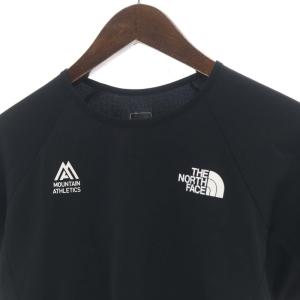 THE NORTH FACE マウンテンアスレチックス Tシャツ カットソー ロゴ プリント 半袖 S 黒 ブラック NT11877