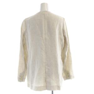 IENA フレンチリネンツイルWブレストジャケット ノーカラー 38 アイボリー 20010900013020 /RO