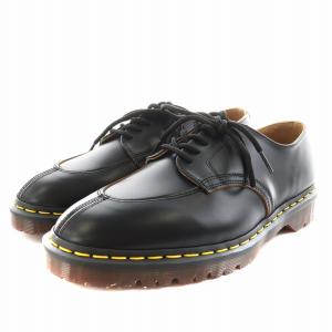 5ホールシューズ レザー UK9 黒 ブラック 2046 /AN10