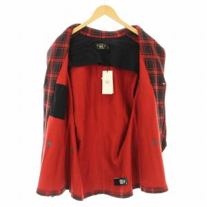 RRL WINTER2 MNRRNI テーラードジャケット L レッド ブラック 782871363001