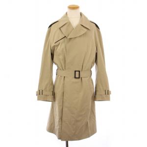 レザートリム トレンチコート 52 ベージュ