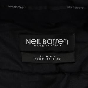 Neil Barrett コーデュロイパンツ ジッパーフライ 44 黒 ブラック BPA552-M119 /AN38