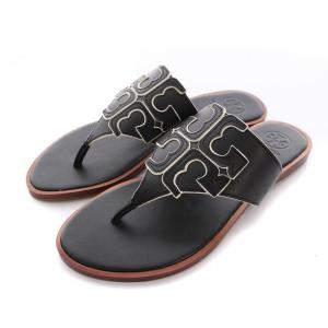 トングサンダル フラット ロゴ 6 黒 31209 /YM