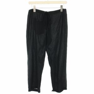 グロップドパンツ イージーロールアップ 40 黒 ブラック /HN
