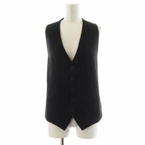 ベスト バックリボン ウール 34 黒 ブラック 352-21-42114 /AN21